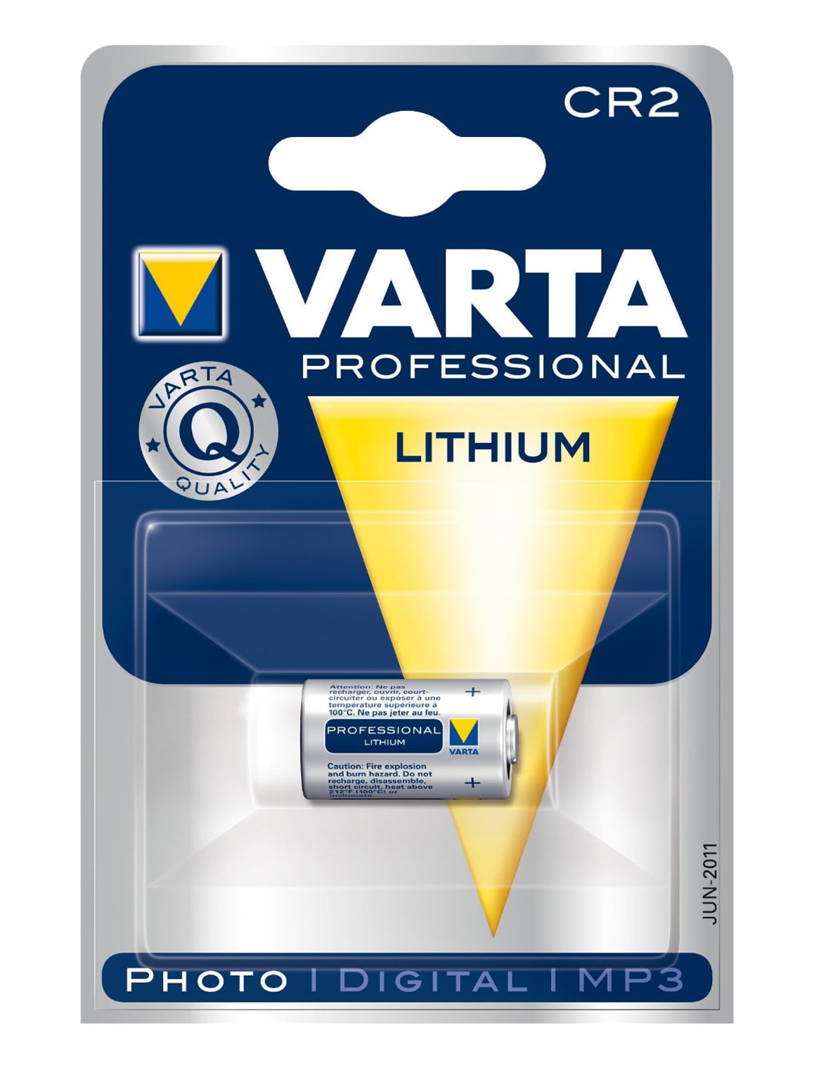 2x VARTA Spezialbatterie Varta  CR2/3AA CR2/3 1350mAh Lithium Batterie 