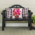 thumbnail image 3 of Home Decor Buffalo Check Pot Pillow Cover Polyester Interchangeable 4Plc427bl, 3 of 6