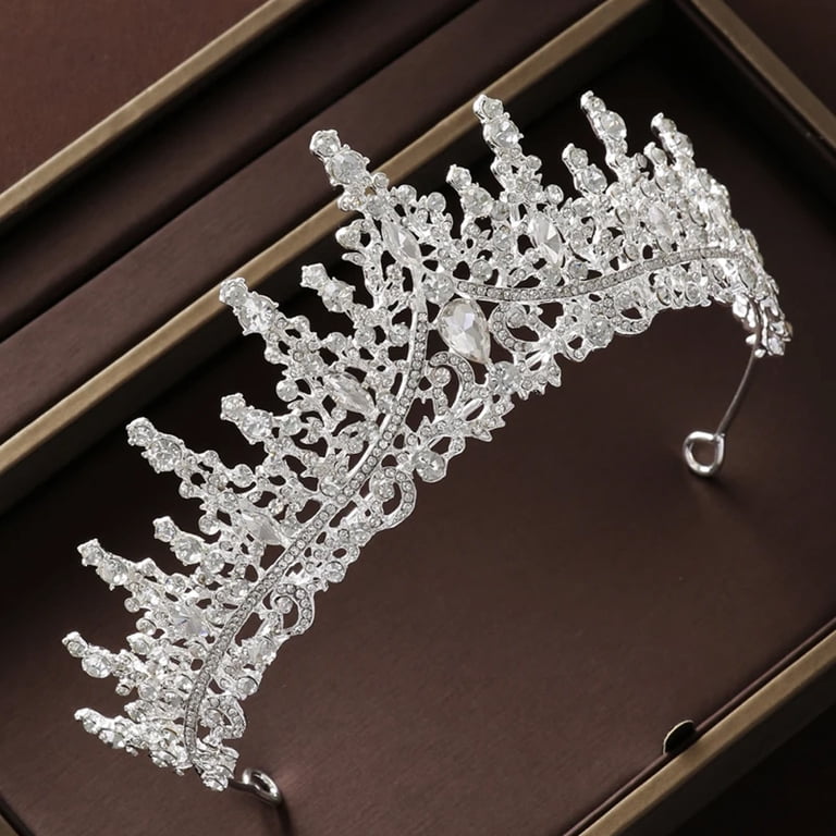 KEINXS Rose Gold Tiara and Crown for Women Crystal Queen  display picture 2
