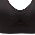 thumbnail image 6 of JINMGG Womens Plus Size Clearance $5 Women Sports Bra without Steel Ring No Chest Support Yoga Running Vest Black XXXXXXL, 6 of 6