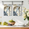 thumbnail image 2 of Palm Tree Beach Microfiber Kitchen Towel, Watercolor Botanical Seaside Soft Absorbent Dish Towels, Quick Drying Washable Dishcloths for Kitchen Cleaning, Drying Dishes, 18x28 Inches, 2 of 9