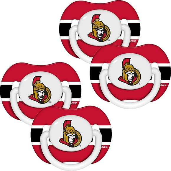 Ottawa Senators 4-Pack Pacifier Set - Pack of 4