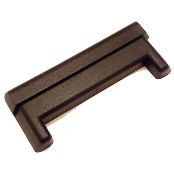 HDPE Black Plastic End Cap for Horizontal E-Track | ECAP