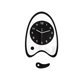 thumbnail image 2 of Reloj creativo silencioso para colgar, práctico, moderno, decorativo, resistente, para pared. 37 cm, 2 of 7