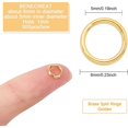thumbnail image 5 of SNNROO 1Box 900 Pcs Silver Iron Split Rings Double Loop Jump Ring 4mm 5mm 6mm 7mm 8mm 10mm Chainmail Link for Jewelry Making, 5 of 5
