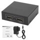 thumbnail image 1 of Divisor HDMI Conmutador de vídeo de alta definición 1 entrada 2 salidas 100-240 V Conecte la recepción de audio UE, 1 of 5