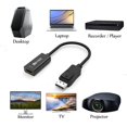 thumbnail image 5 of Ukyee Adaptador Displayport A Hdmi Paquete De 2 Cable Convertidor Dp A Hdmi Puerto Macho A Hembra 1080P Compatible Con Monitor De Pc Proyector Hdtv - Negro, 5 of 5