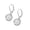 Silver, variant on Sterling Silver Lever-Back Celtic Earring
