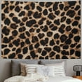 thumbnail image 2 of ERAPDAUR  Leopard Print Tapestry Wall Hanging Animal Skin Cheetah Print Leopard Brown Tapestries Home Decor for Living Room Bedroom Apartment Farmhouse Dorm 60x50inch, 2 of 6
