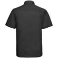 thumbnail image 2 of Russell Collection Mens Short Sleeve Poly-Cotton Easy Care Poplin Shirt, 2 of 2
