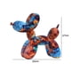 thumbnail image 3 of Estatua de escultura de perro de resina Graffiti colorido Perro de globo nórdico para escritorio (BS895), 3 of 6