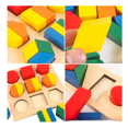 thumbnail image 3 of Tablero de descomposición de formas geométricas Montessori Early Learning, 3 of 4