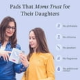 thumbnail image 4 of PurComfy Teens Maxi Period Pads with Wings for Tweens, Organic Cotton Sanitary Pads for Teens Girls 9-14, Long Overnight Size, 15 CT, 4 of 8