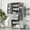 Gray, variant on 72.5" Tall Bathroom Storage Cabinet, Wooden Floor Cabinets with 4 Doors, 2 Drawers with Slide Rails, Adjustable Shelf, Freestanding Cupboard for Kitchen, Dining Room, Living Room, Black
