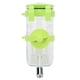 thumbnail image 2 of Dispensador de botella de agua colgante de 350 ml Dispensador de botella de agua ajustable de 4 engranajes para perros para animales pequeños Verde, 2 of 9