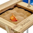 thumbnail image 4 of Plum® Surfside Wooden Sand & Water Picnic Table with Blue Parasol, 4 of 7