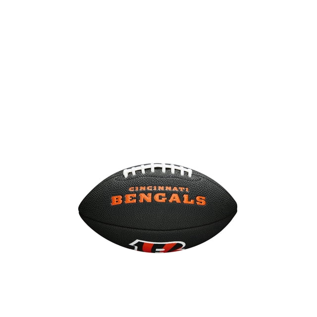Minibalón de fútbol Wilson NFL Cincinnati Bengals, color negro