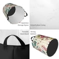 thumbnail image 2 of Balery Bird Butterfly Rose Cesta de ropa redonda con asas, impermeable, independiente, para ropa, juguetes, dormitorio y familia-Medium, 2 of 6