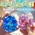 thumbnail image 2 of KOYPTL Crunchy Stress Ball - Sensory Squishies Squeeze Fidget Toys for Kids Adults,Colorful Noisy Stress Relief Ball Contains Sensory Stones,Funny Gifts for Birthday Christmas Valentine, 2 of 3