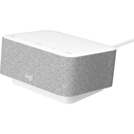 Logitech - Logi Dock All-in One Laptop Docking Station with Speakerphone for Zoom, Google Meet, Google Voice - White
