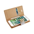 thumbnail image 3 of Iphone 7 Jewelry Rhinestone Wallet Case In Gold, 3 of 4