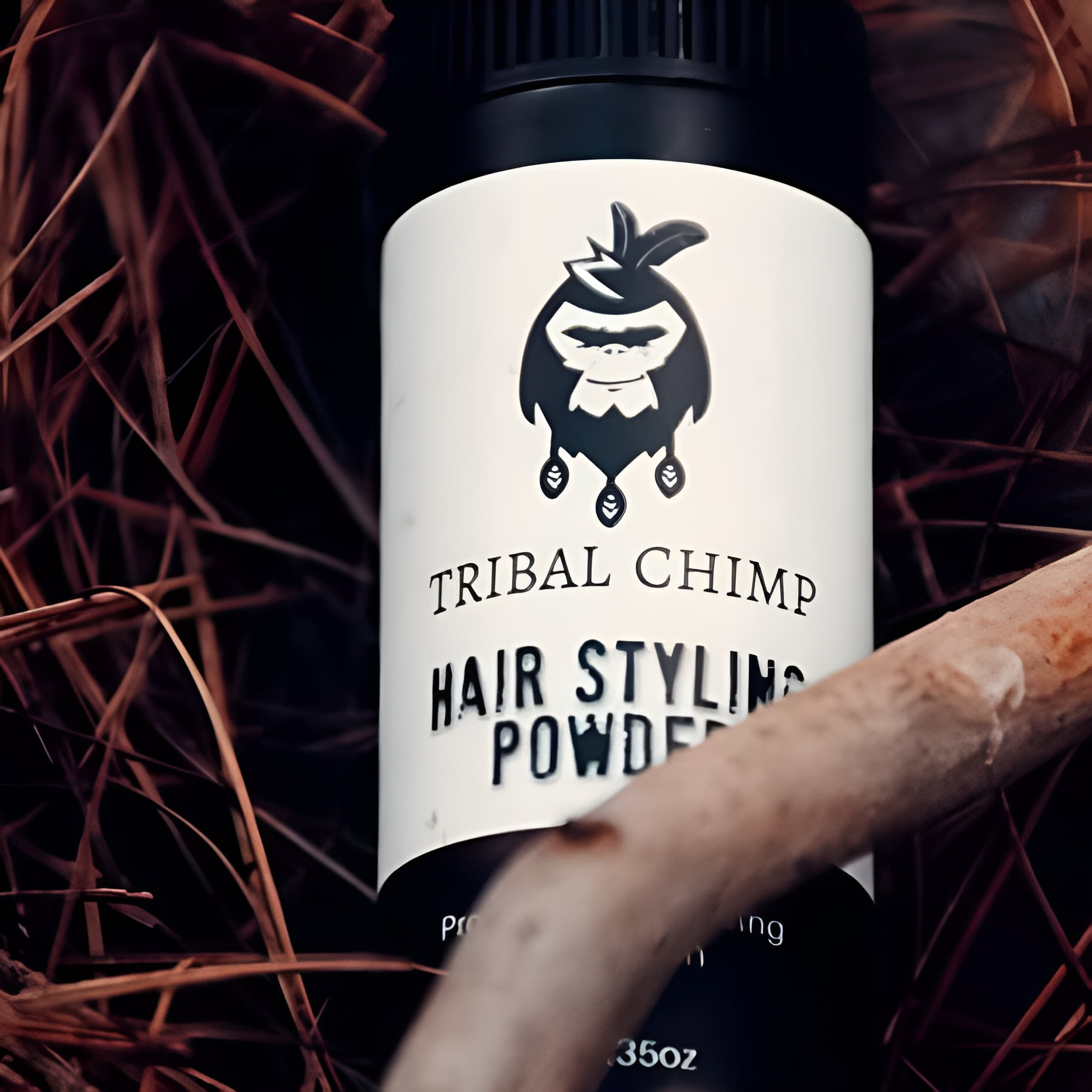 Tribal Chimp Hair Styling Powder, 0.35oz, Volumizing, Texturizing