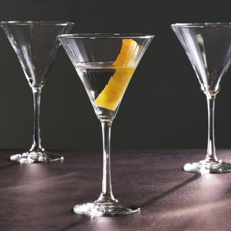 LEMONSODA Stemless Martini Glasses - Double Walled Design with