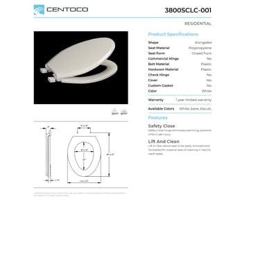 Best Elongated Toilet Seat Slow Close Bone Color - Your Kitchen