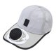 thumbnail image 2 of Gorra Solar Fan de 300 mAh, gorra de béisbol unisex de malla para senderismo, pesca y camping al aire libre. Gris claro, 2 of 9
