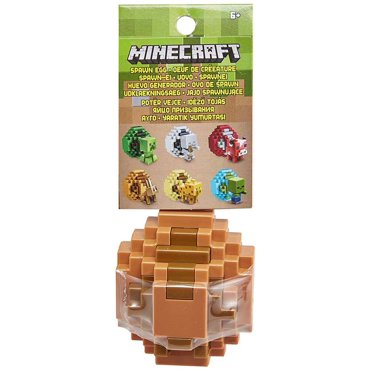 Huevo Spawn Minecraft Mattel - Figura Mini Brown Rabbit Coleccionable