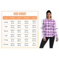 thumbnail image 3 of FORMRS Womens Long Sleeve Shirts UPF 50+ Sun Protection Quick Dry Fishing Hiking Tops, Size S-2XL, Purple and White Pattern, 3 of 8
