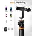 thumbnail image 4 of Trípode de teléfono de 62 pulgadas, trípode para  y palo selfie con  remoto, soporte extensible para teléfono celular y soporte definitivo para teléfono, soporte de teléfono más, 4 of 6