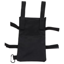 BESTYASH Hands-free Crutch Holder Pouch Black Oxford Cloth Daily Necessities Storage 1Pcs