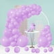 thumbnail image 1 of Kit de arco de guirnalda de globos morados, 100 unidades de globos morados claros de diferentes tamaños, 18+12+10+5 pulgadas, globos morados pastel, decoración de mariposas para baby shower, globos d JAMW Sencillez, 1 of 5