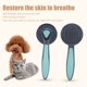 thumbnail image 4 of Cepillo de aseo para perros y gatos, herramienta de aseo para mascotas, elimina el pelo suelto y los enredos, respetuoso con la piel y promueve la circulación, (paquete de 2), 4 of 5