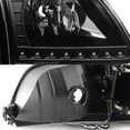 thumbnail image 3 of AKKON - For 97-03 Ford F150 97-02 Expedition Black DRL LED Headlights w/LED Corner Signal Lights Replacement, 3 of 7