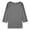 Grey - medgray, variant on Charter Club Woman’s Cotton Athletic-Trim Top (Intrepid Blue, 0X)
