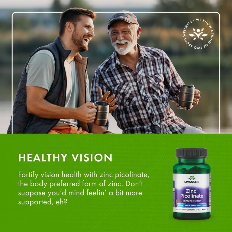 Swanson Zinc Picolinate 22mg, 60 Capsules photo 4