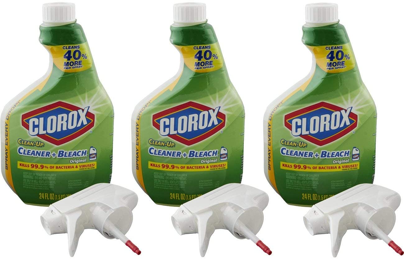 Clorox CleanUp AllPurpose Cleaner with Bleach, Spray Bottle, Original