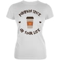 thumbnail image 1 of Halloween Pumpkin Spice Up Your Life Juniors Soft T Shirt, 1 of 1