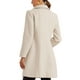 thumbnail image 3 of Abrigos de invierno elegantes Inspire Chic para mujer, abrigo de botón casual, abrigo tipo guisante L beige, 3 of 6