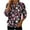 Multicolor6, variant on Womens Tops Christmas Print Loose Round Neck Long-Sleeve Sweatshirt,Blouse for Women Multicolor M
