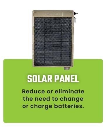 Tactacam Defend Solar Panel + Defend LiPo Battery Pack Bundle  Extended Power for Tactacam Defend Cameras  Outdoor Solar Charger with High-Capacity LiPo Battery  Weatherproof & Reliable