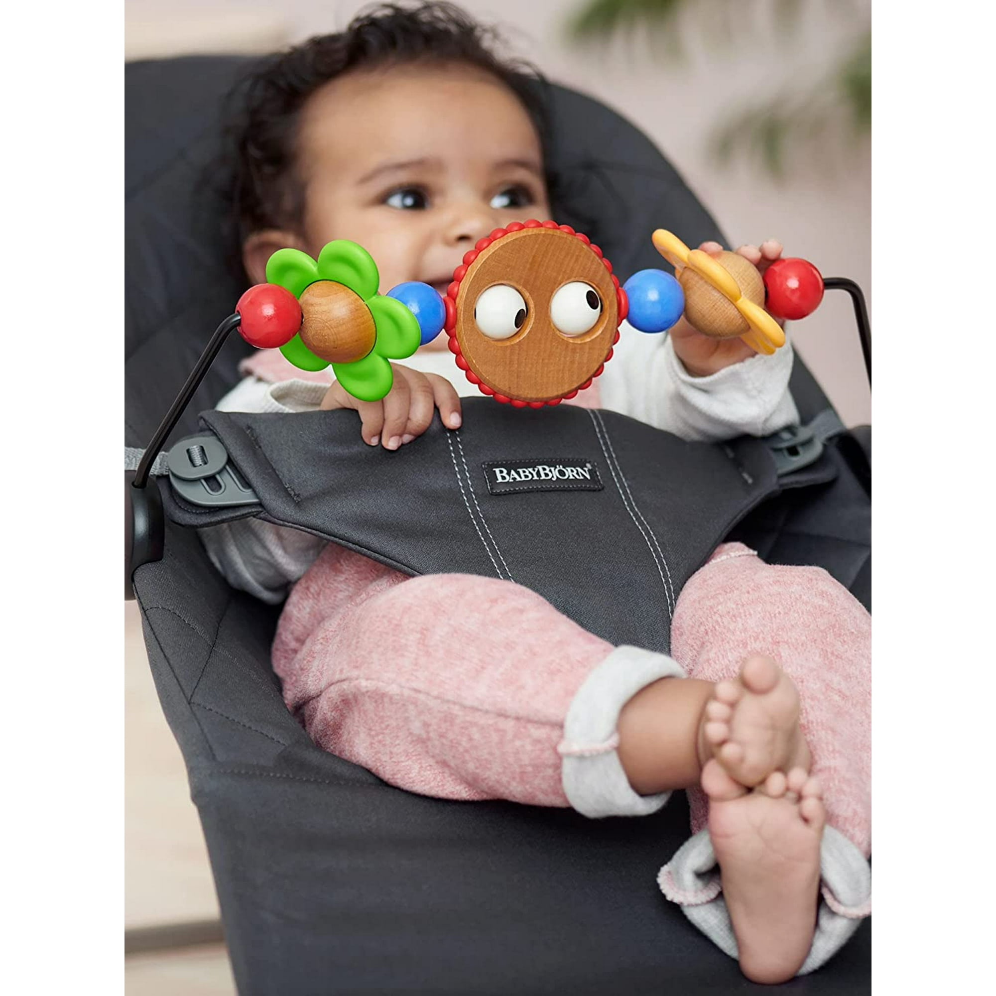 BABYBJORN Wooden Toy for Bouncer Googly Eyes 080500US 1 Count Pack of 1 Walmart