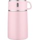 thumbnail image 1 of Termo para sopa con cuchara, termo al vacío de acero inoxidable 316 para alimentos calientes, 27 oz (rosa), 1 of 4