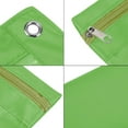 thumbnail image 4 of Pencil Pouch for 3 Ring Binder, Binder Pencil Case with Smooth Zipper, Clear Window Pencil Case for Binder, Big Capacity 3 Ring Binder Pencil Bag with 3 Reinforced Grommets, Green, 1-Pack, 4 of 8