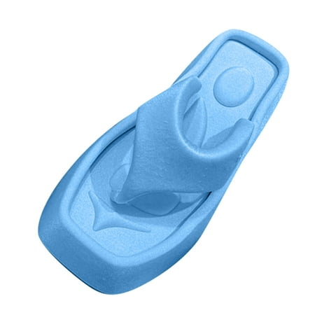

adviicd Womens Flip Flop Sandals Men Winter Couple Women s Baotou Cover Heel Warm Home Plush Soft Bottom Comfortable Flat Cotton Slippers Blue 8
