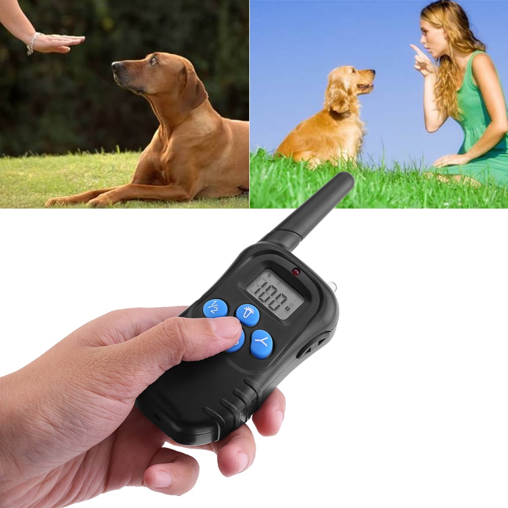 A Collar Only For You HERCHR Rechargeable Electric Dog Shock Collar Remote Anti Bark Control