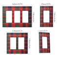 thumbnail image 2 of Yayeee Rocker Switch Wall Plate 1-Gang 4.6"x2.9" Home Decorative Outlet Cover, Red and Blue Pattern, 2 of 6