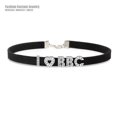 thumbnail image 2 of Gargantilla gótica con letras de diamantes de imitación para hombres y mujeres, Collar Sexy, I Love BBC, DIY, Cosplay, nombre personalizado, palabras, regalo de joyería, 2 of 4